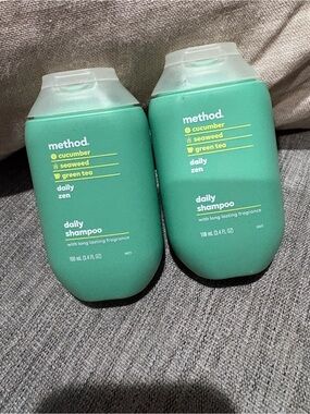 Bundle 2- Method Daily Shampoo - Cucumber Seaweed & Green Tea (Green)